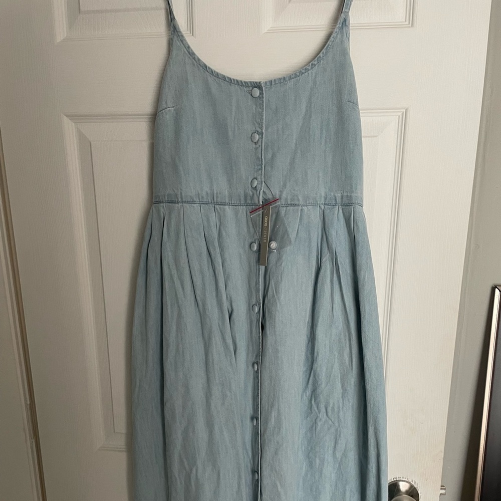 ASOS design soft denim midi dress-US 6/UK 10 BNWT